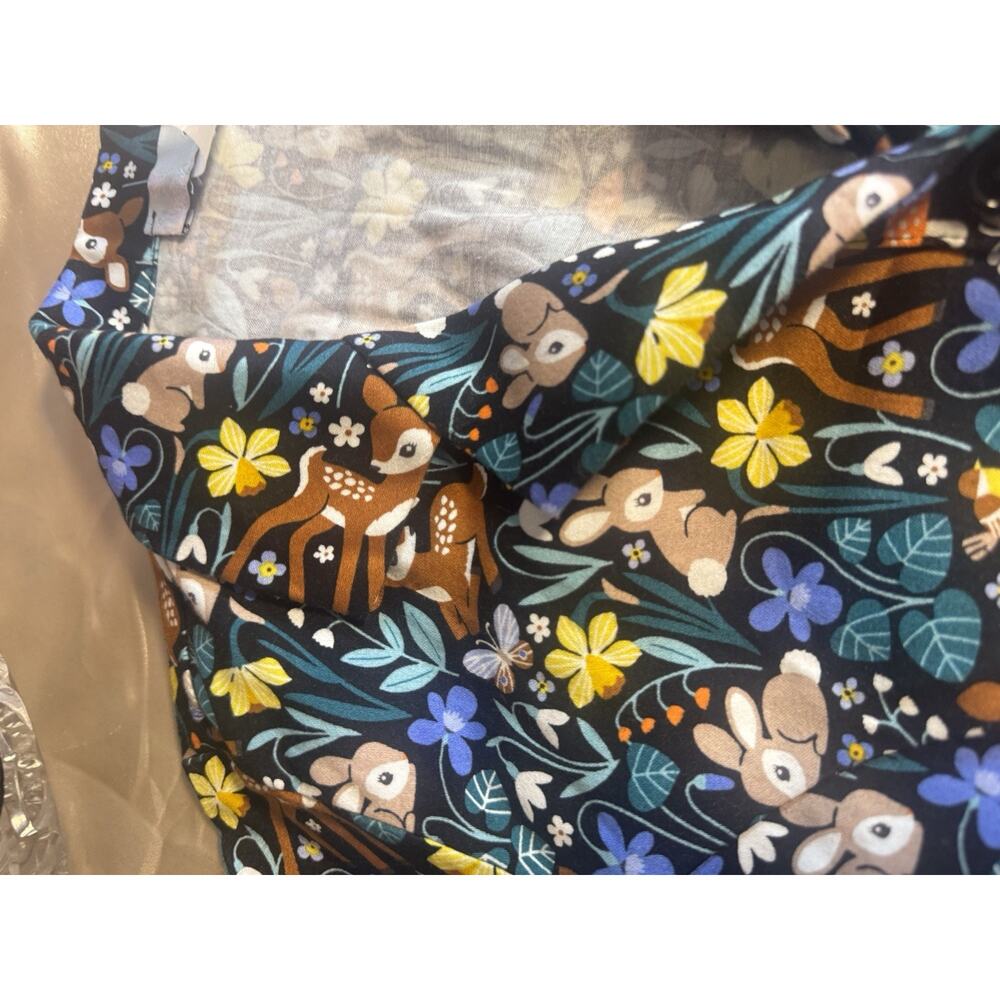Whimsical Forrest Animal Print Dress Eva Rose Fairy Modcloth Rockabilly Whimsy - Picture 9 of 13